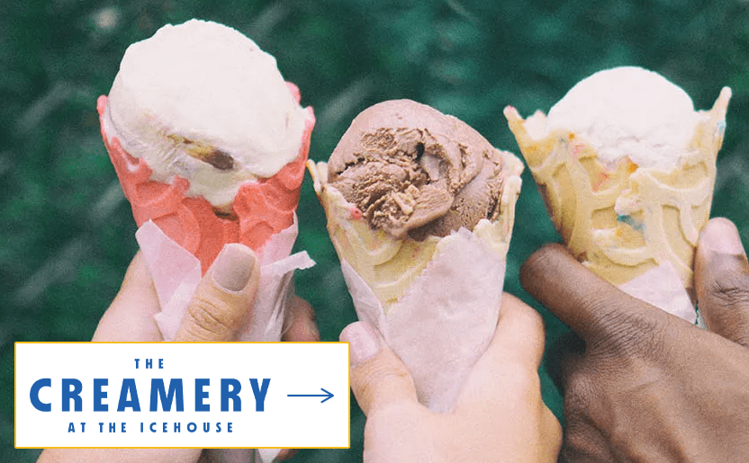 the creamery ice cream at the edmond icehouse
